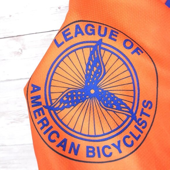Vomax Sister Cycling Shirt M League of Bicyclists Orange 208 - Picture 4 of 6